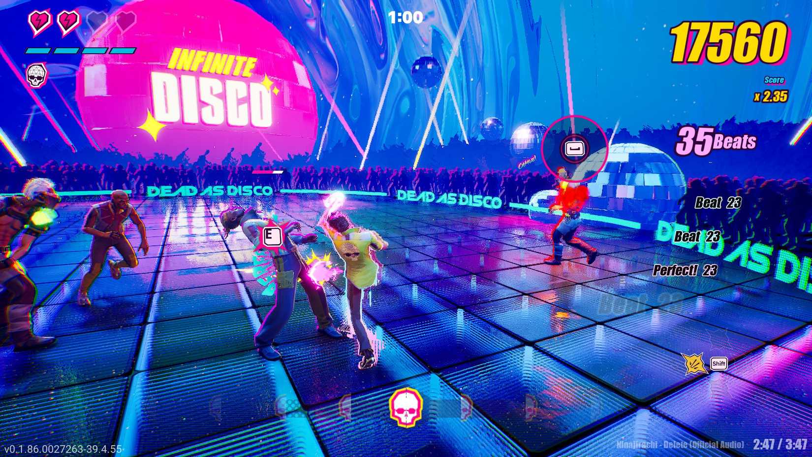 Battle in Dead as Disco using your own imported track