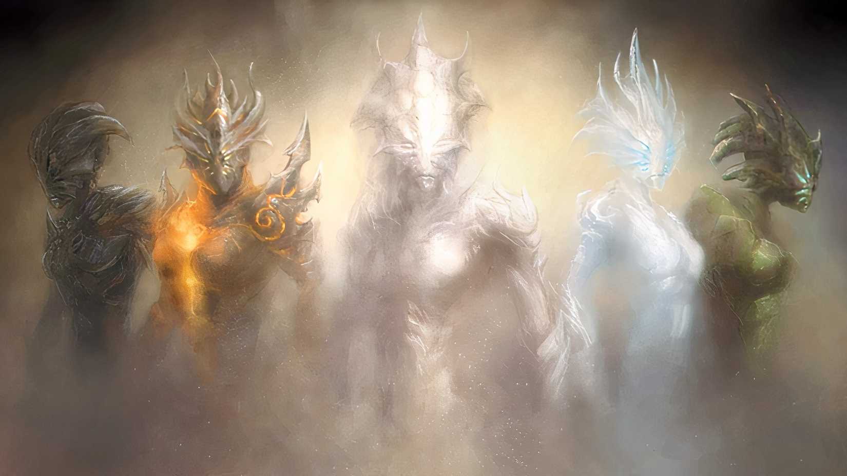 Depiction of the Elder Gods