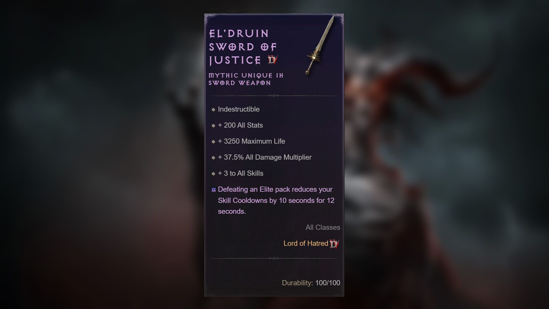 El'druin Sword of Justice icon