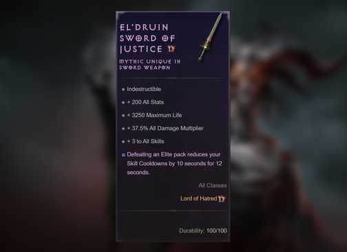 El'druin Sword of Justice icon