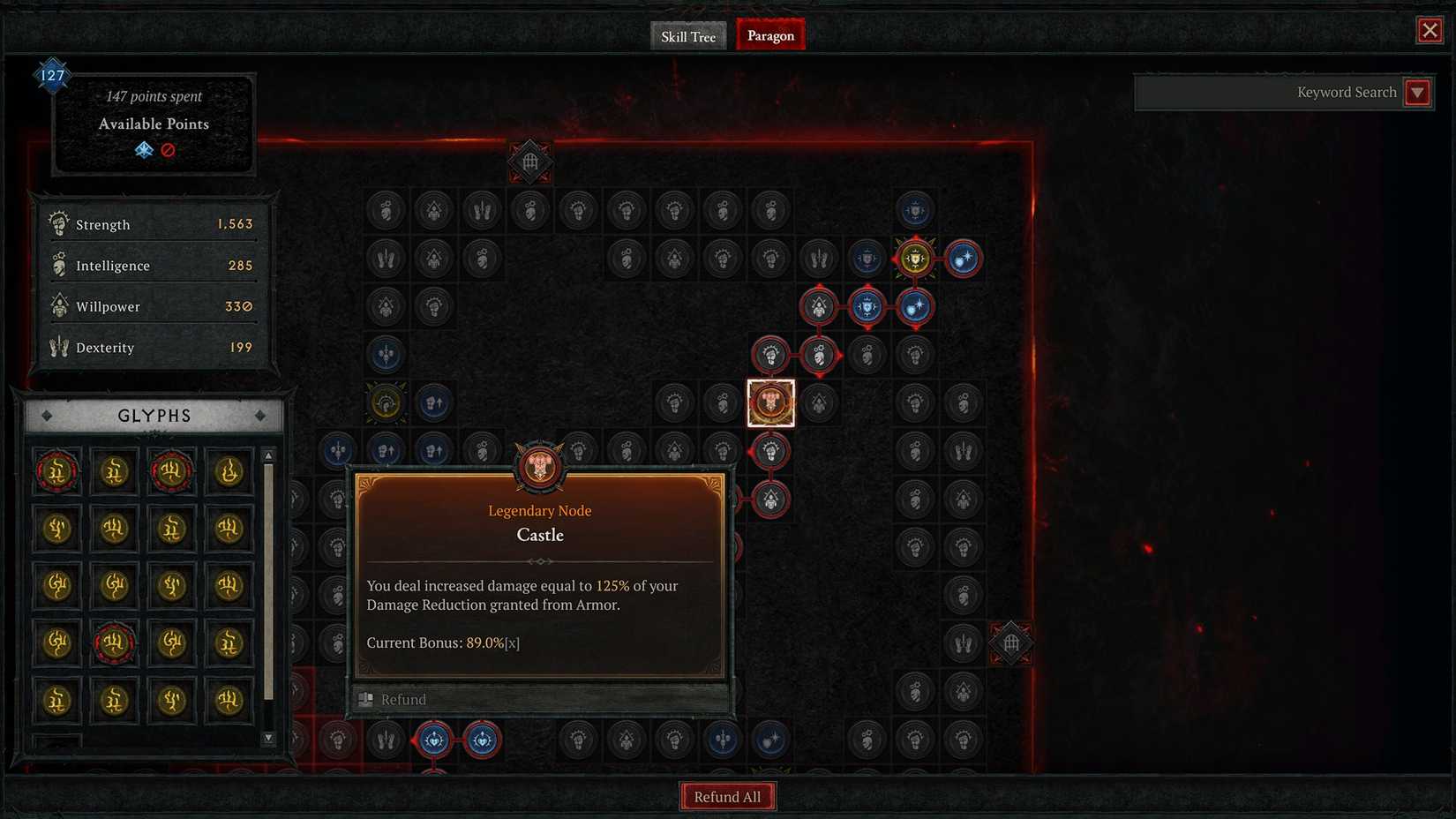 Diablo 4 Paladin Leveling Paragon Board
