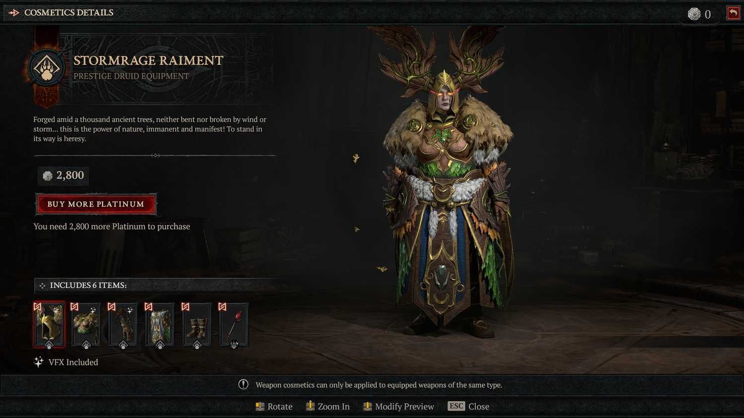 Stormrage Raiment Diablo 4 Reveals New World of Warcraft Collaboration