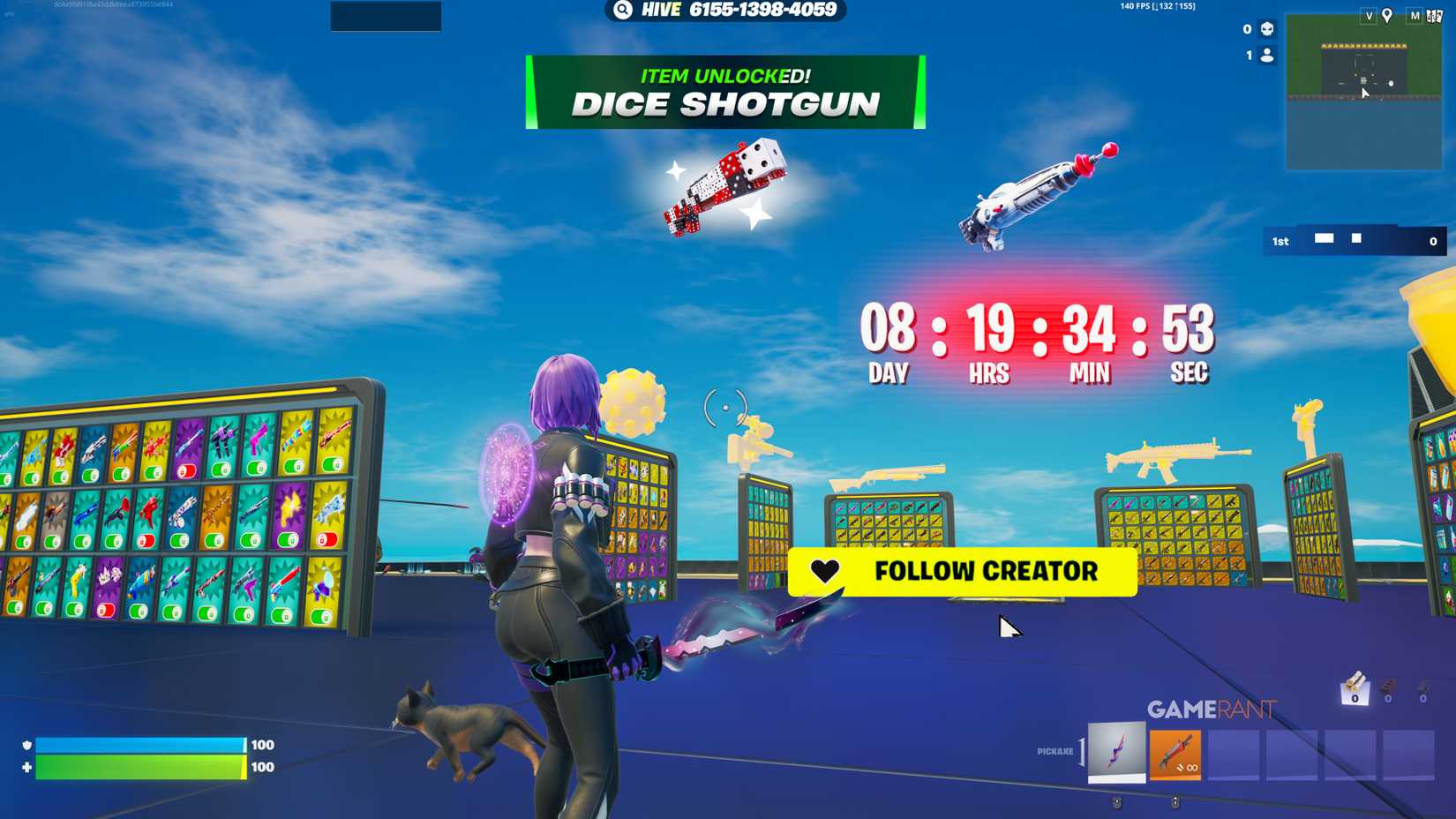 Dice Shotgun - 1v1 with Every Gun - Fortnite - 5
