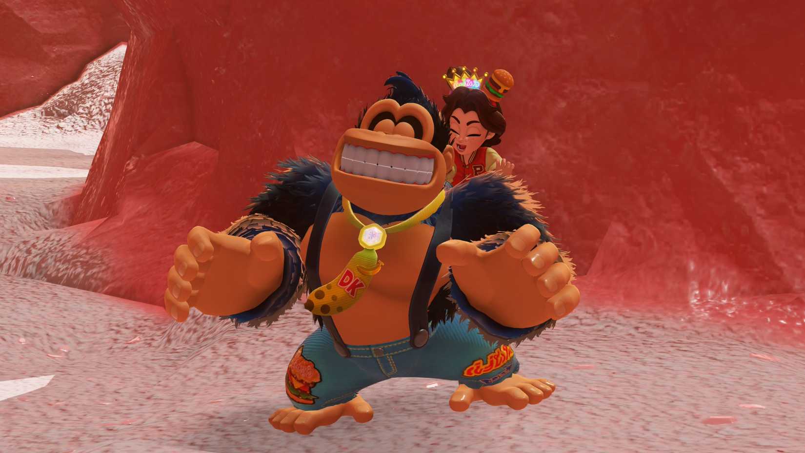 Donkey Kong e Pauline em Donkey Kong Bananza