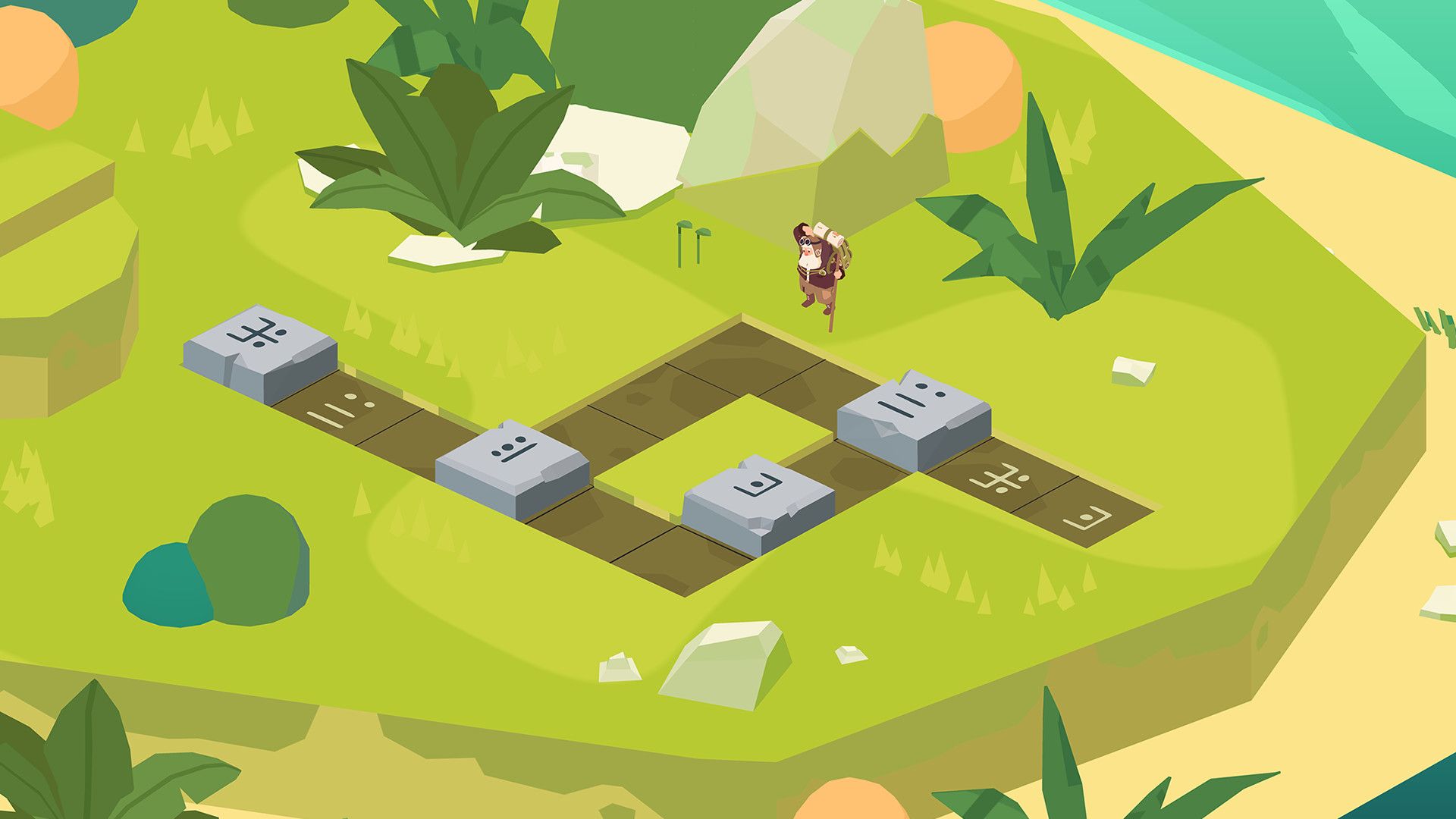 Down in Bermuda puzzle tiles