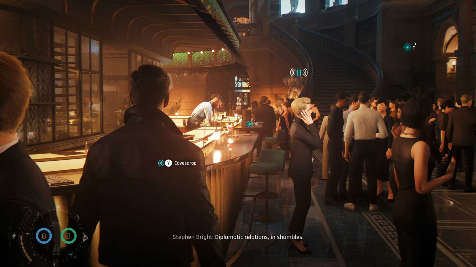 Journalist Say Cheese Eavesdrops on 007 First Light