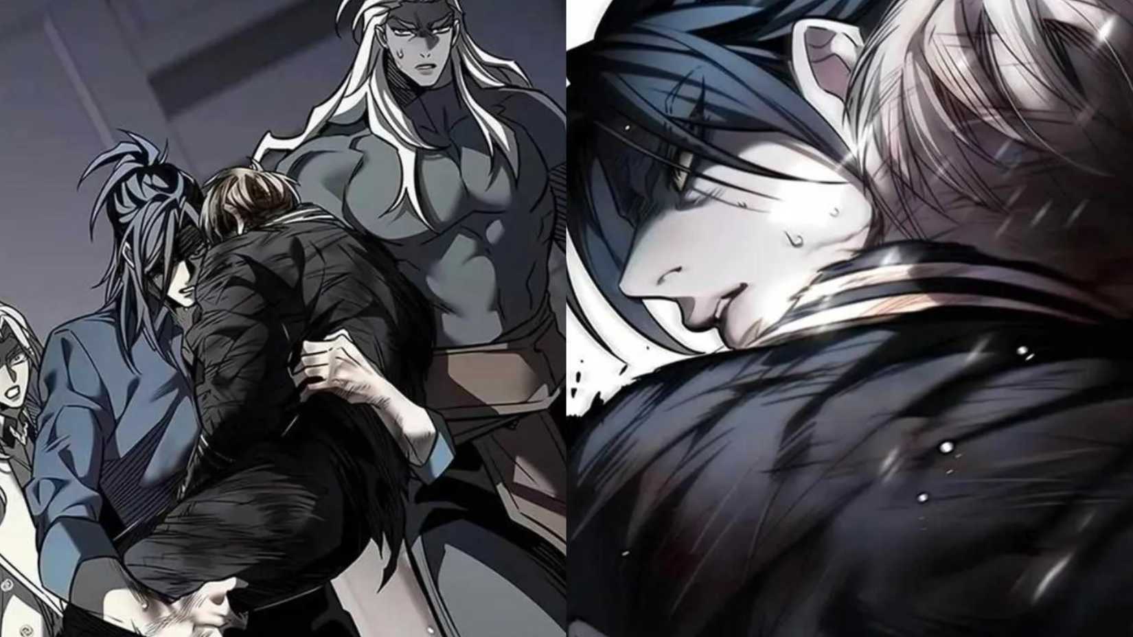 Elece Kaiden Karstein and Pluto bring Jiwoo to his house to treat him.