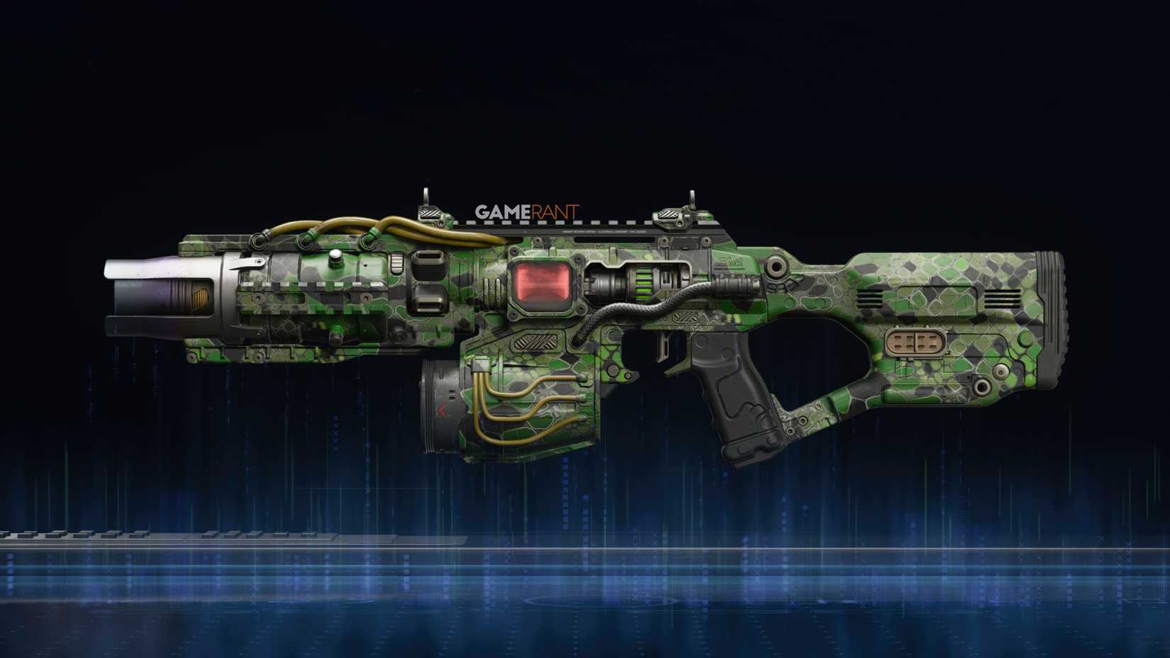 Emerald Snake Camo Preview on the Siren - Black Ops 7 and Warzone