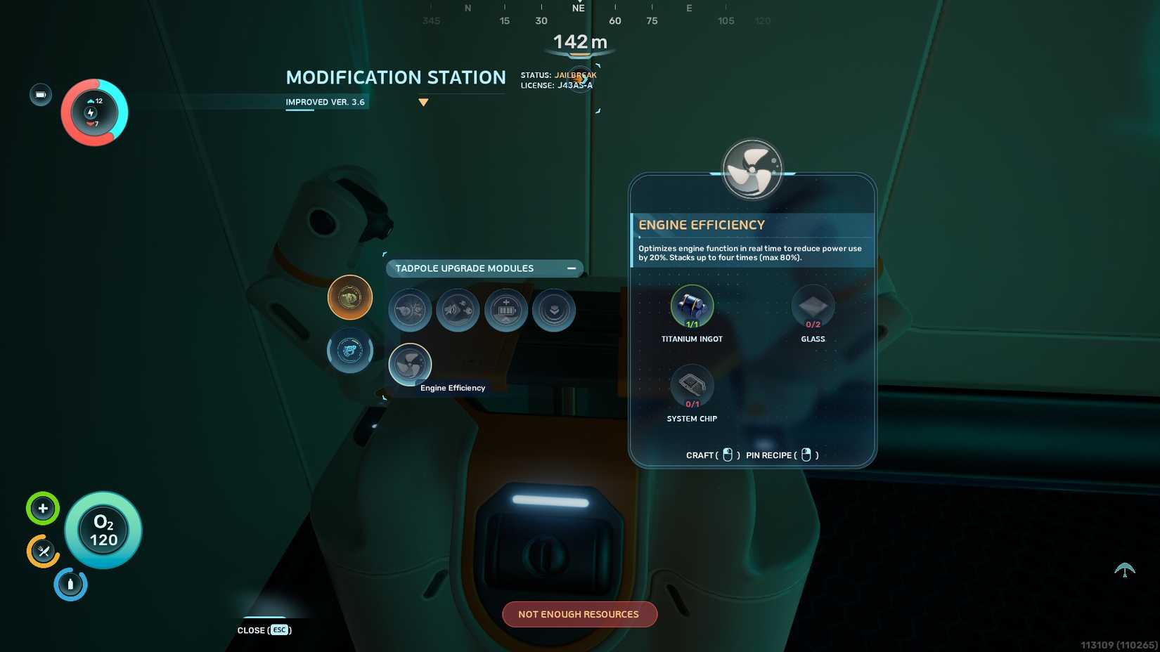 Engine Efficiency Recipe for Subnautica 2