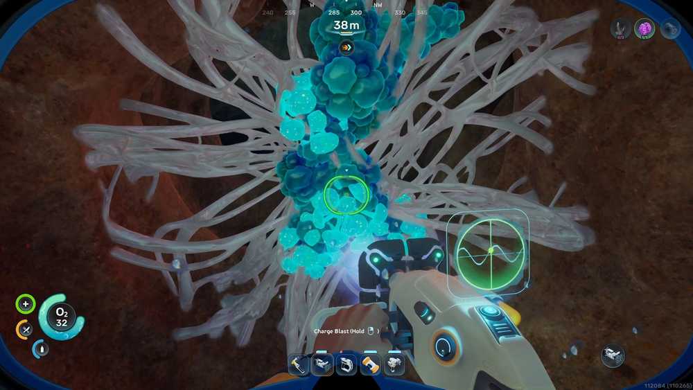 Entry of the cave Biofilm in Subnautica 2