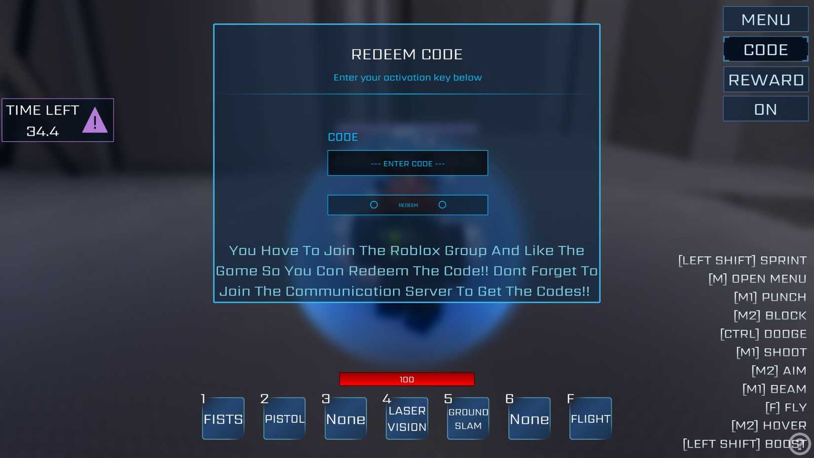 Era of Supes tab codes