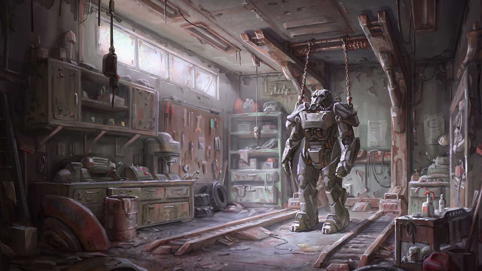 Fallout 4 Power Armor Concept Art