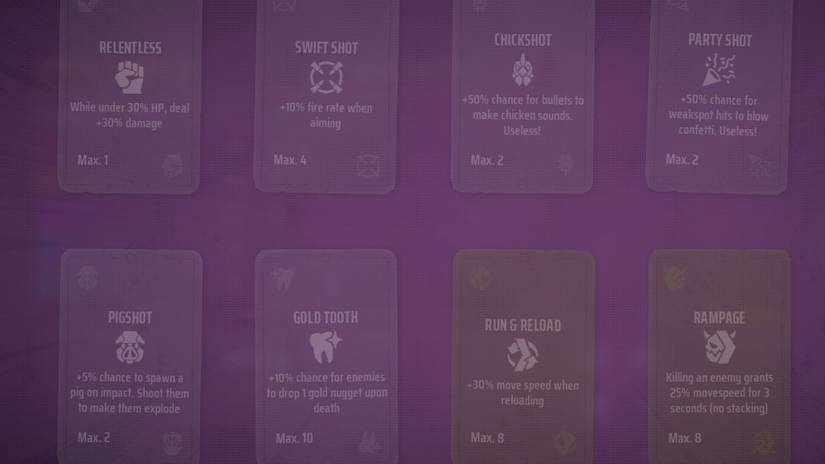 Far Far West joker selection screen
