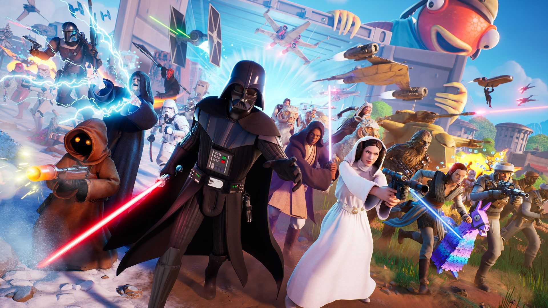 fortnite star wars darth vader collab