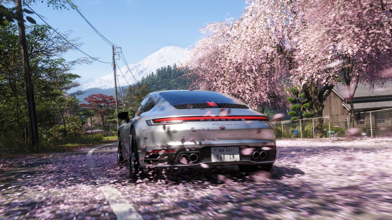forza horizon 6 driving pink petals