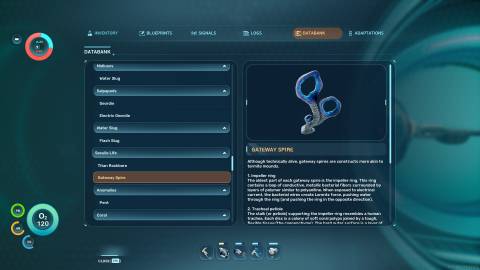 Gateway Spire Databank in Subnautica 2