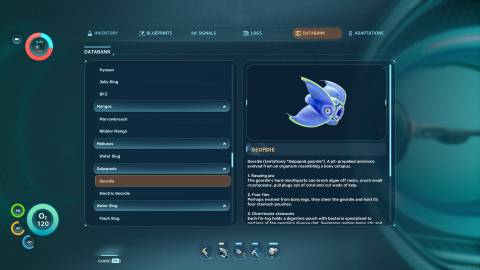 Geordie Databank in Subnautica 2