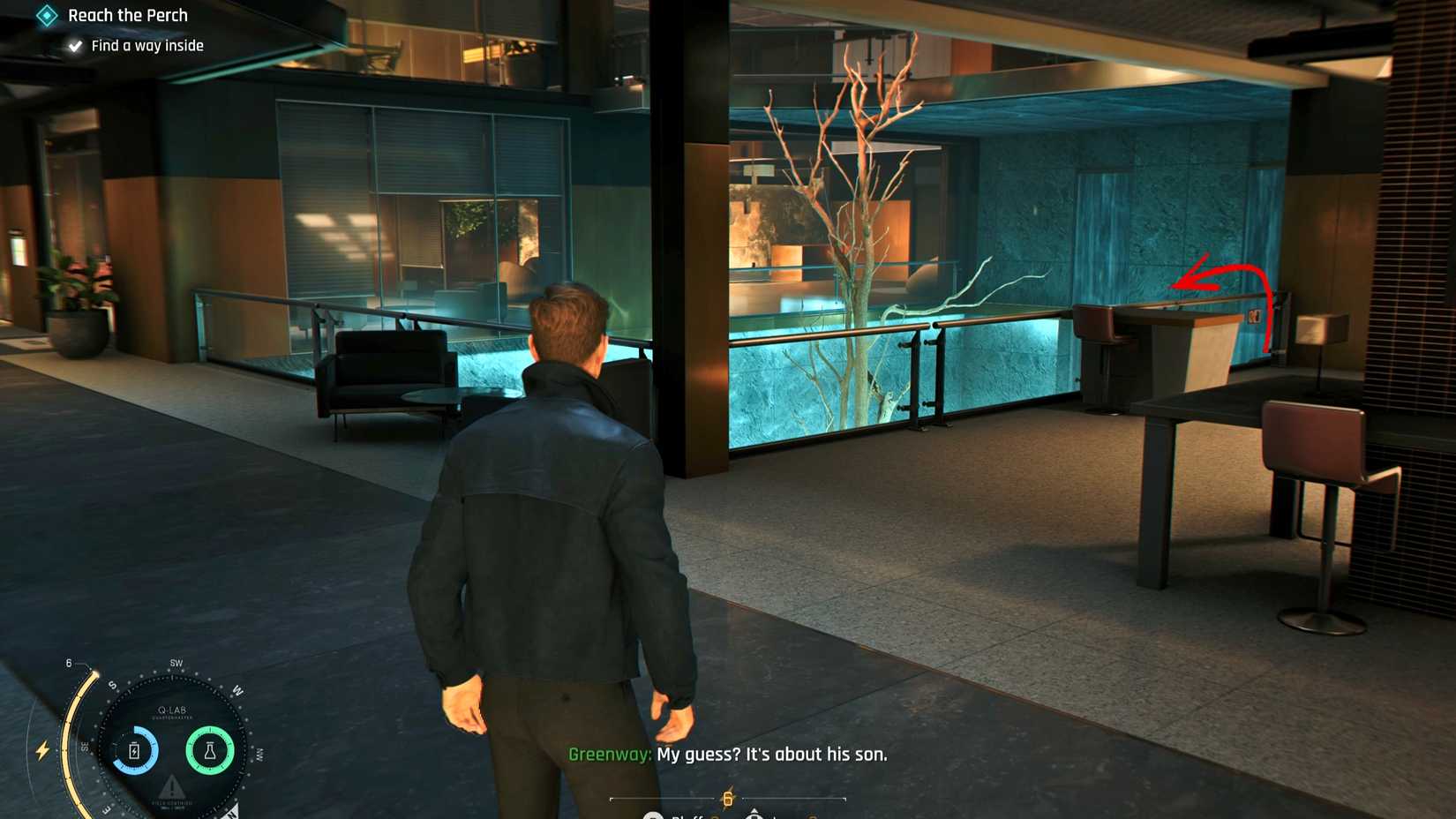 Getting to the Offices on Other Side Pool Game Blackball 007 First Light