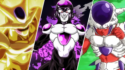 Golden Cooler, Black Frieza and Final Form Froze