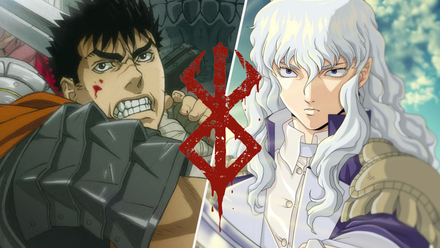 Guts, The BRand and Griffith in Berserk