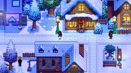 ConcernedApe's Haunted Chocolatier Winter Season Official Gameplay Screenshot