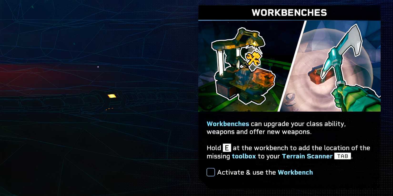 How to Activate a Workbench Deep Rock Galactic Rogue Core