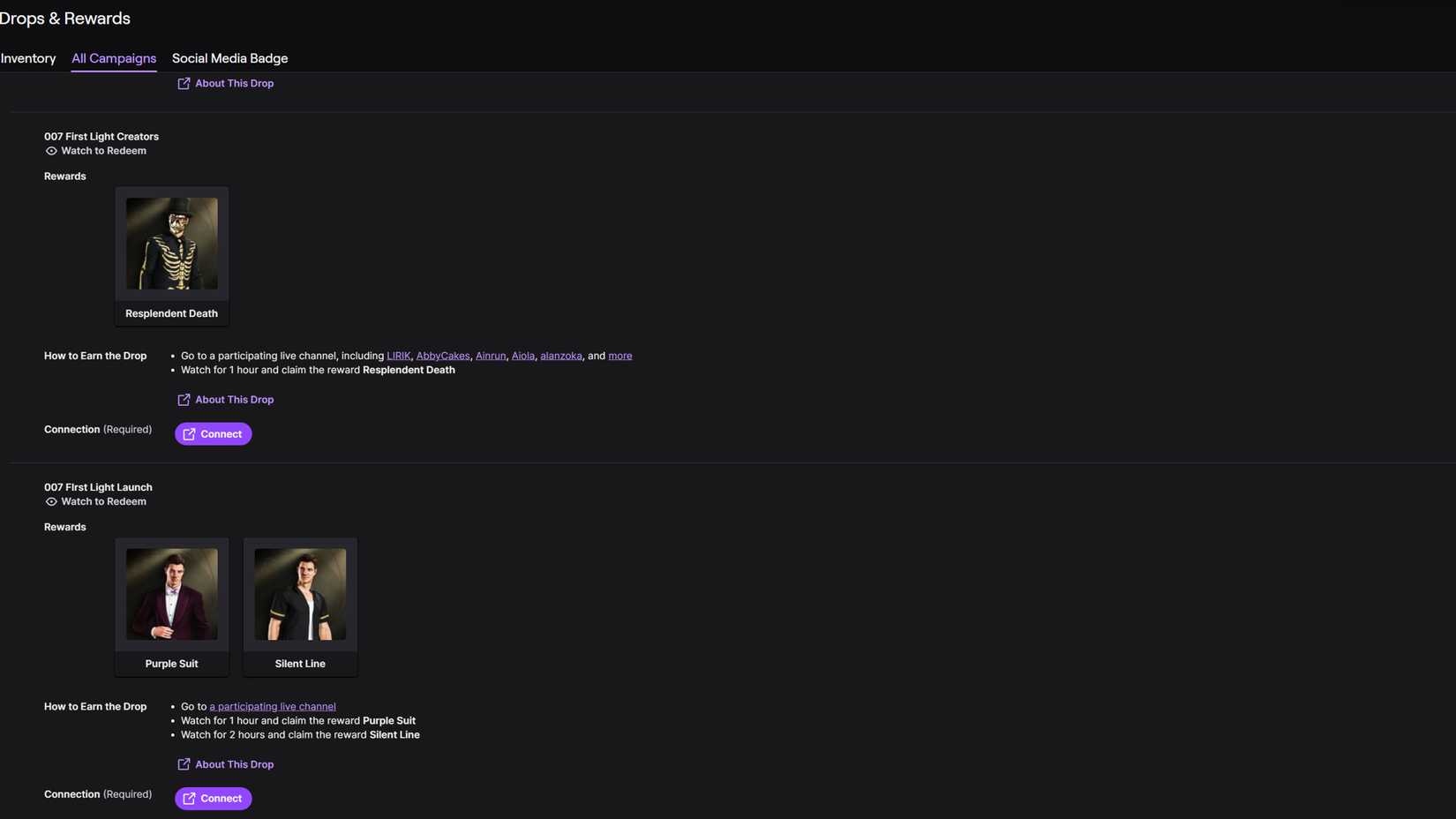 How To Claim 007 First Light Twitch Drop Rewards