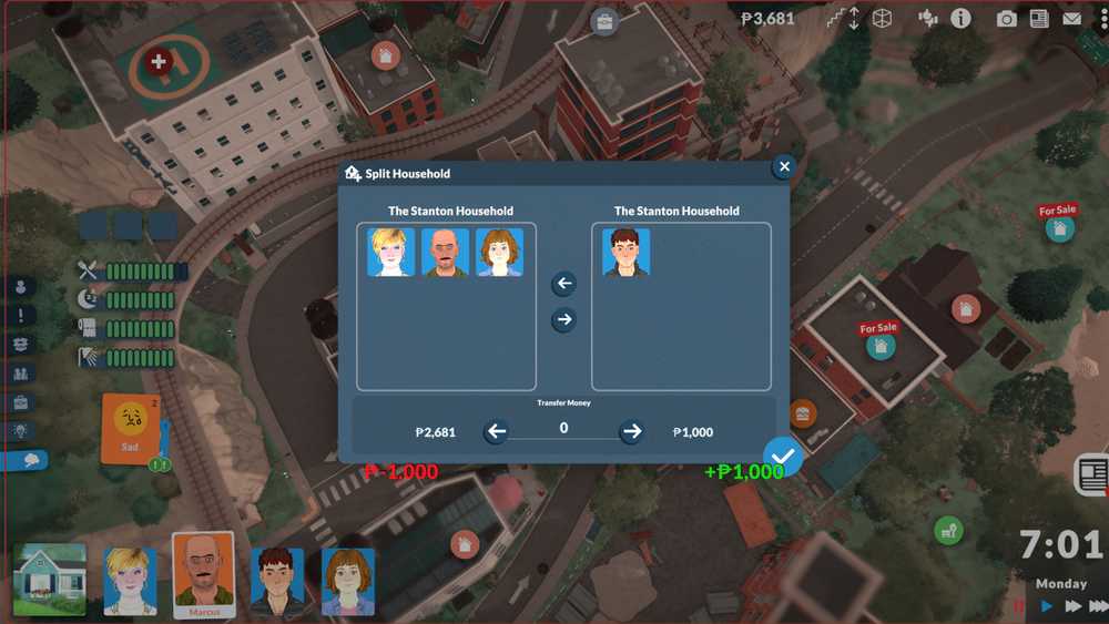how to move out and split household 2 in paralives