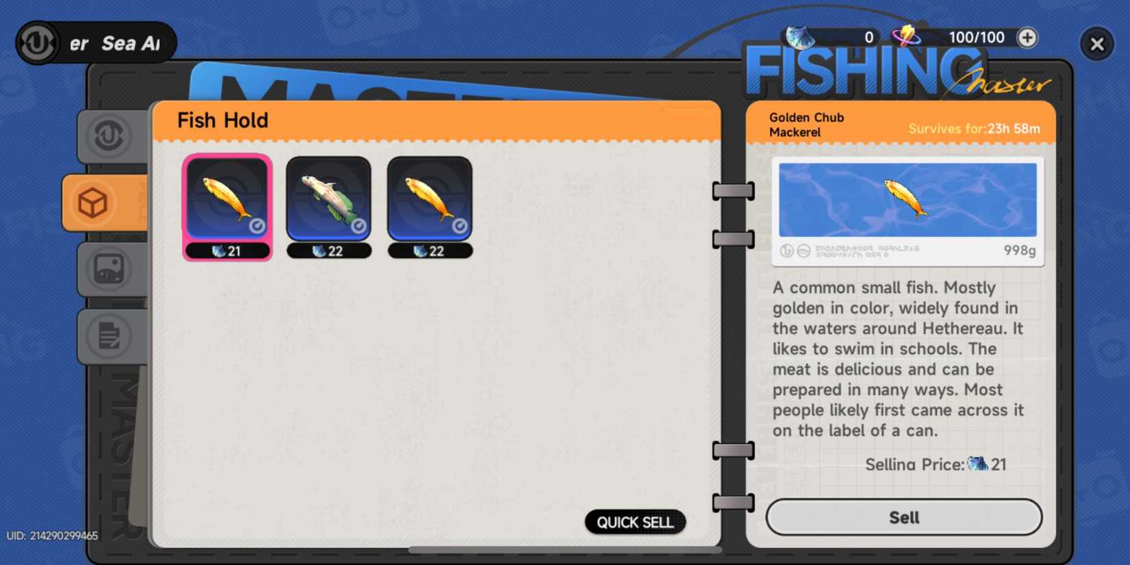 How to sell fish nte