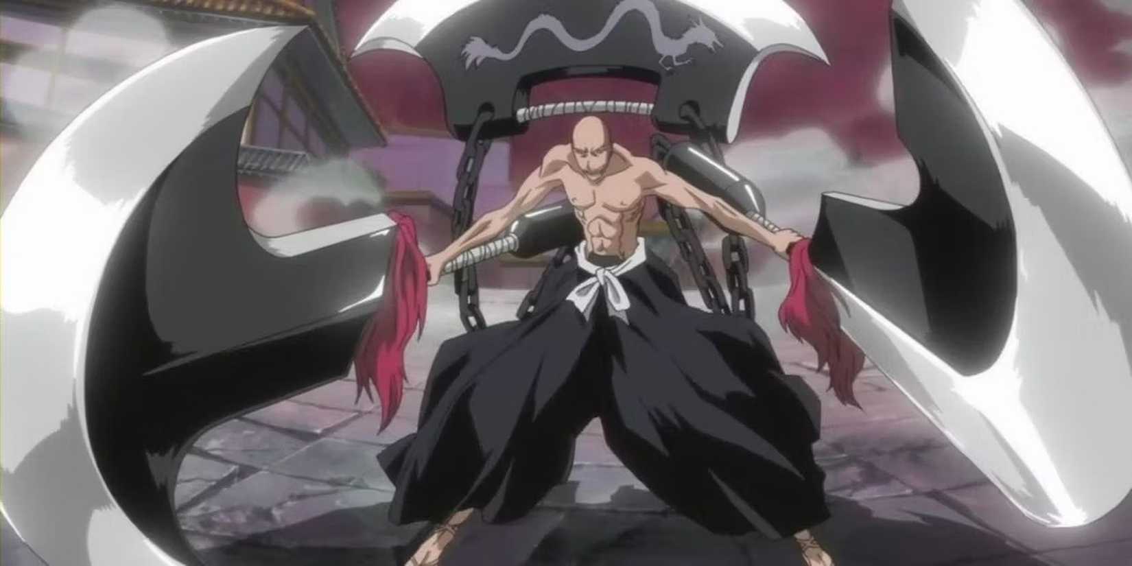 Ikkaku Madarame shows his bankai.