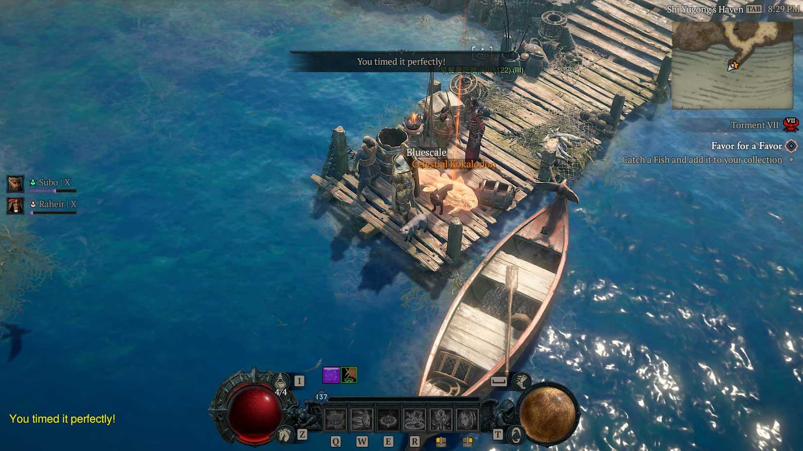 D4 legendary fish catch