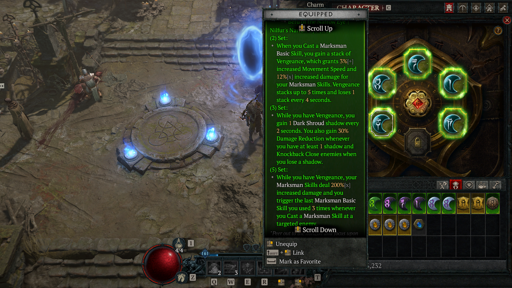 Best Rogue Penetrating Shot Leveling Build in Diablo 4