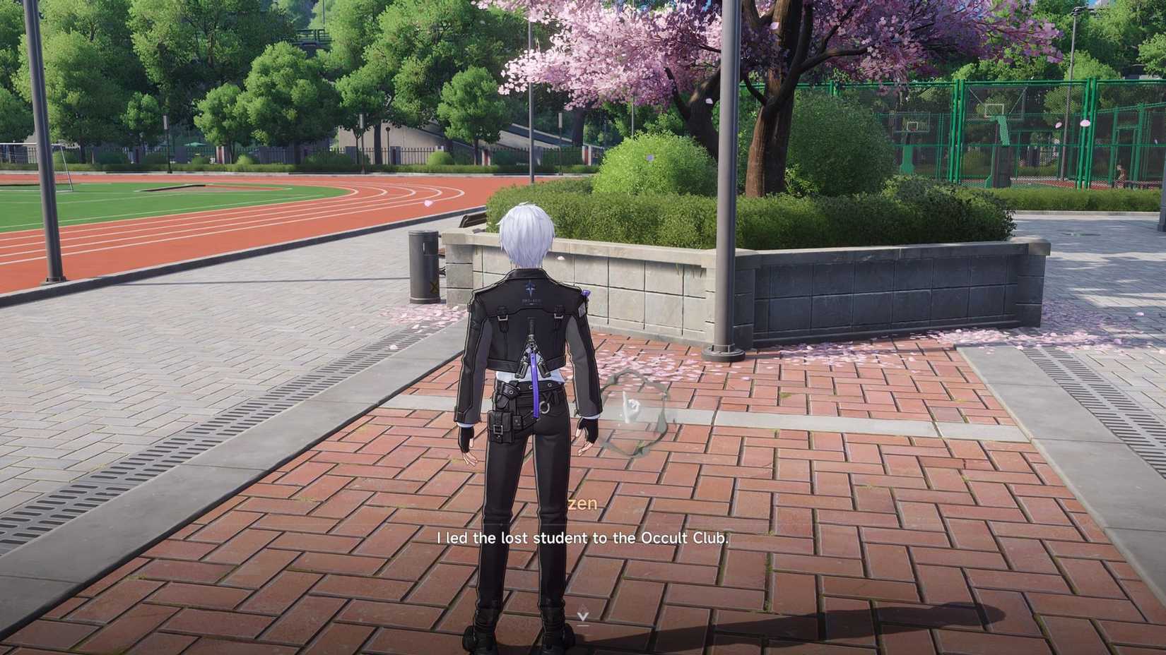 Interacting with a guide at Neverness to Everness