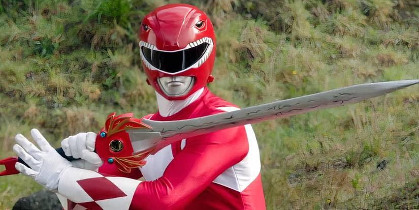 Jason as Red Ranger in Mighty Morphin Power Rangers
