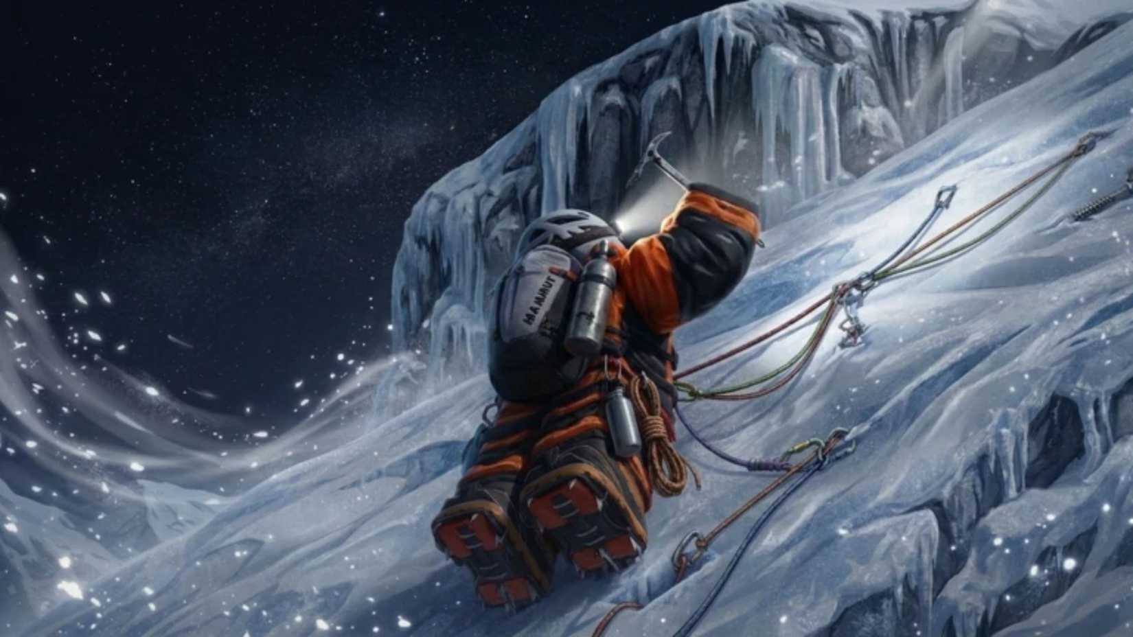 K2 Climbing Simulation character