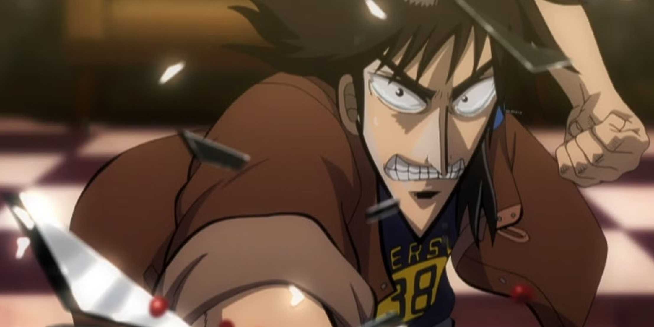 Kaiji Ito draws back a fist.