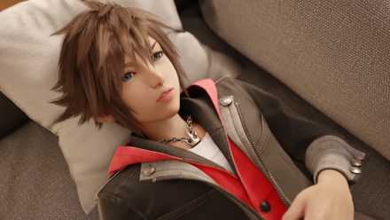 Kingdom Hearts 4 Sora is lying down with his hands on his stomach