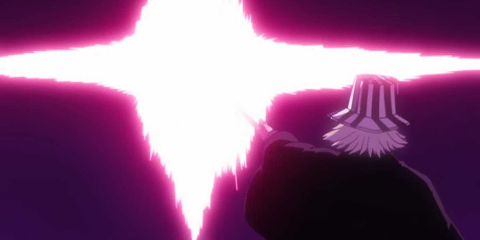 Kisuke Urahara casts senju koten taiho