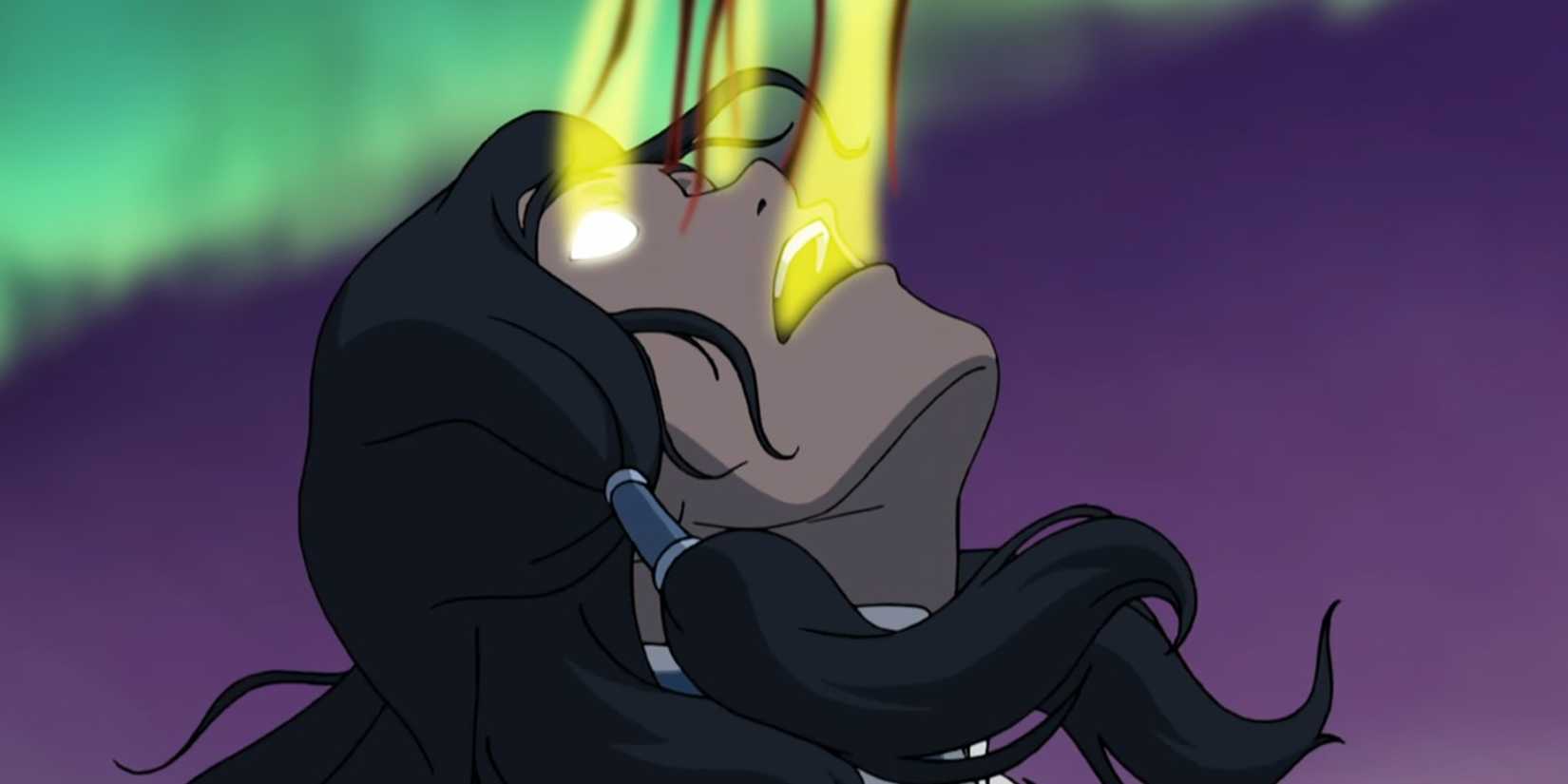 Korra ripped Raava's head off.
