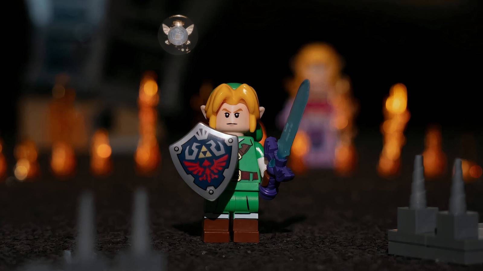 Check Out This Incredible Legend of Zelda Shield Made Out of LEGO Check Out This Incredible Legend of Zelda Shield Made Out of LEGO