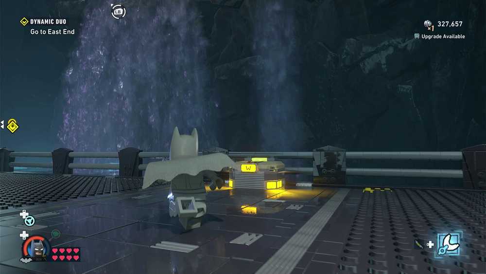 Localiza&ccedil;&atilde;o da WayneTech Cache 2 no Clean Slate em LEGO Batman Legacy of the Dark Knight