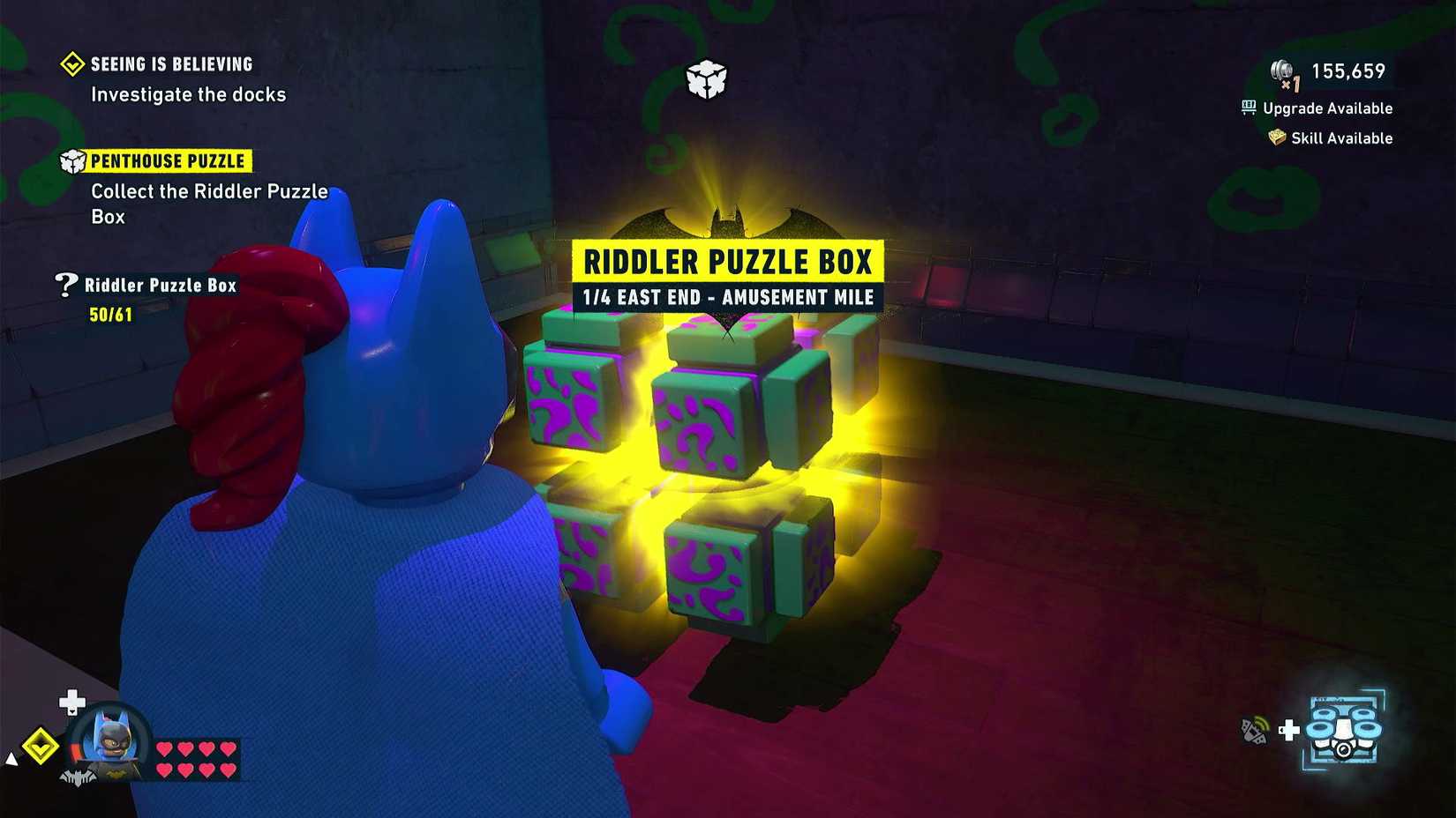 Lego Riddle Box LEGO Batman Legacy of the Dark Knight Riddler Puzzles