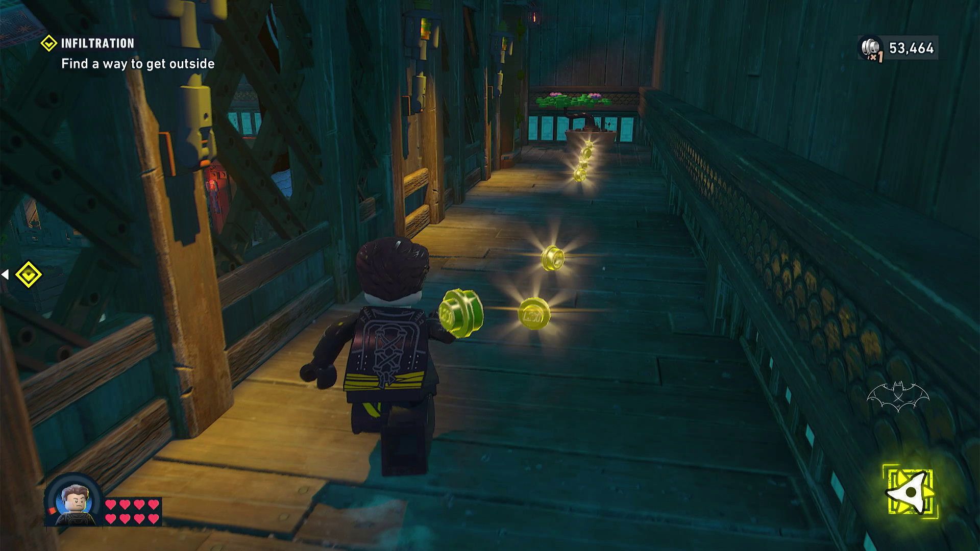 LEGO Batman Legacy of the Dark Knight Infiltration Bonsai Trees & Red Brick