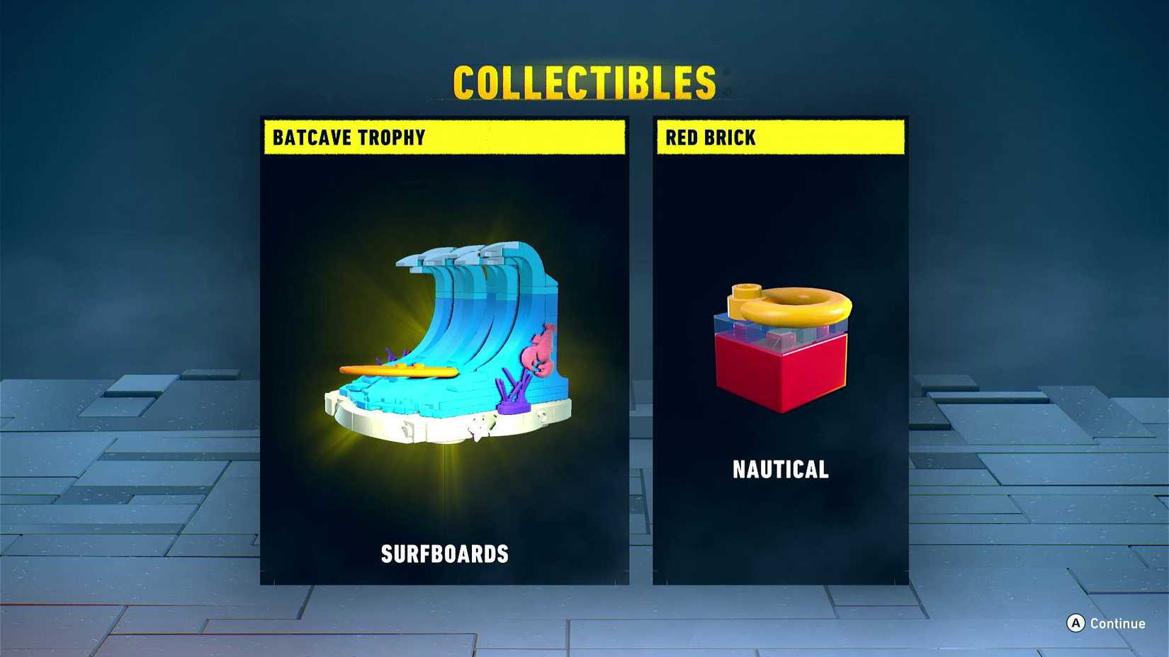 Find all Docks Surfboards in LEGO Batman Legacy of the Dark Knight to receive the Surfboard Trophy reward.
