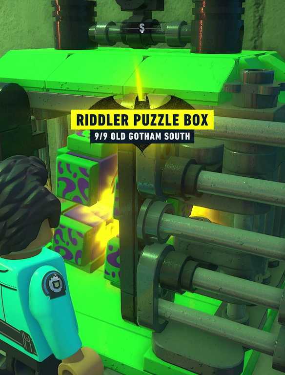 Lego Riddle Box Gotham Village & Newtown Riddler Puzzle Solutions in LEGO Batman Legacy