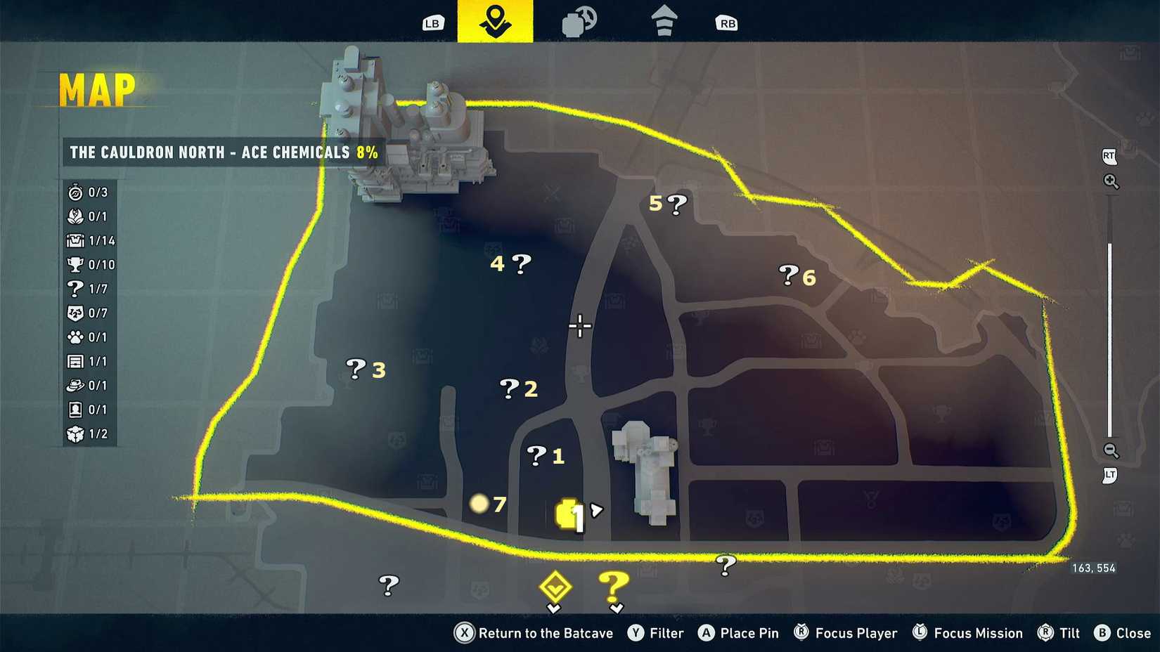 The Cauldron North Ace Chemicals Riddler Puzzle Locations & Solutions