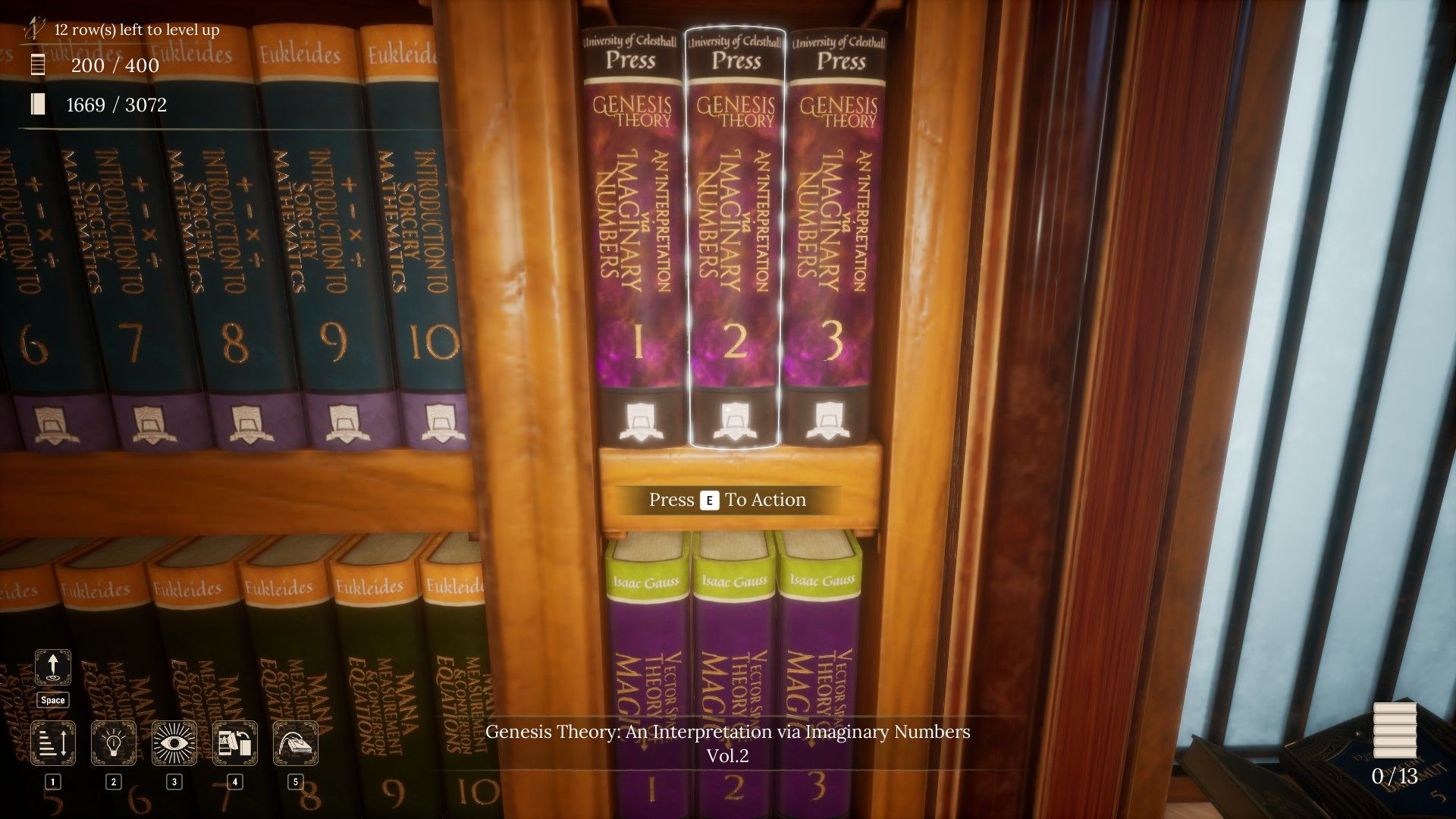 Librarian Tidy Up the Arcane Library Major Magic Upgrade Order