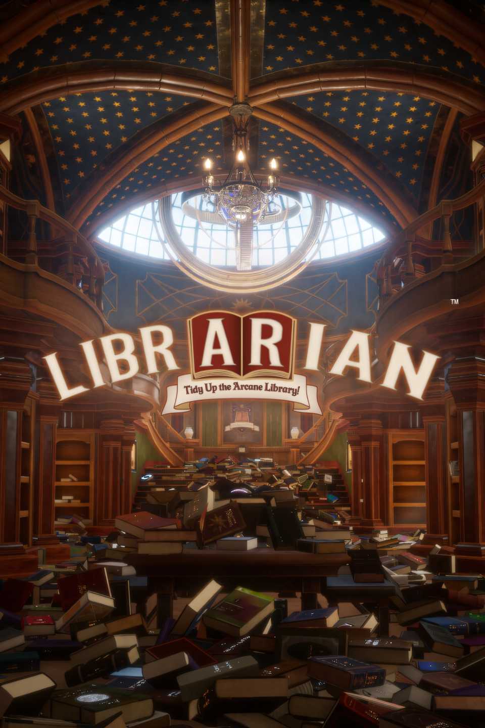 Librarian Clean out the mysterious library! Label Page cover Art