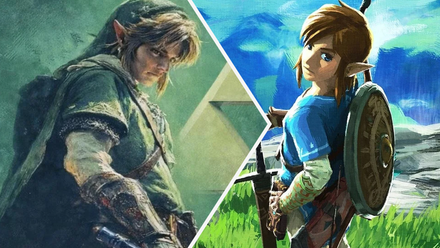 Link in the live action Zelda movie and Link in Breath of the Wild