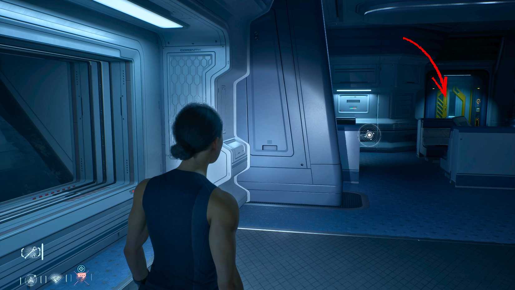 Locked door in main hall EP3 Directive 8020